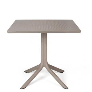 Stół CLIP 80x80 cm tortora | Nardi