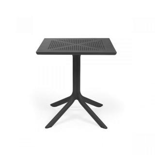 Stół CLIP Nardi 70x70 cm antracytowy
