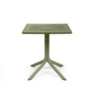 Stół CLIP Nardi 70x70 cm Zielony Agave