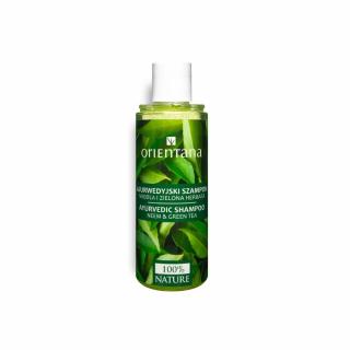 Ajurwedyjski szampon do włosów, Neem i Zielona Herbata, 210 ml
