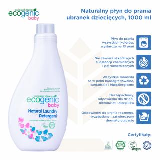 BABY, Hipoalergiczny płyn do prania ubranek dziecięcych, bezzapachowy, 1000 ml