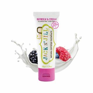 Berries  Cream, Naturalna pasta do zębów dla dzieci, 50 g