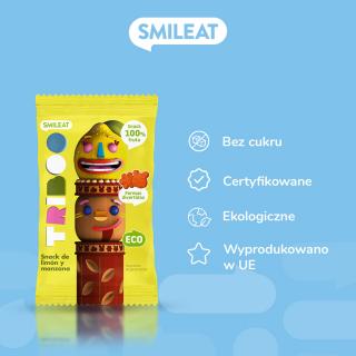 BIO Jabłkowo-cytrynowe żelki bez dodatku cukru, Sminolas, 25 g