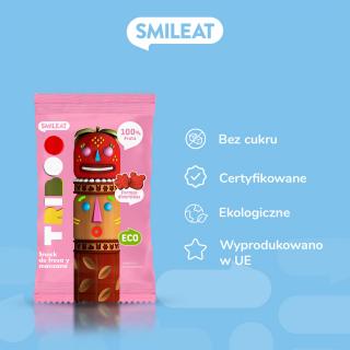BIO Jabłkowo-truskawkowe żelki bez dodatku cukru, Sminolas, 25 g