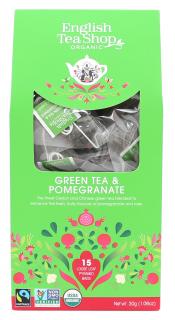 Herbata Green Tea  Pomegranate, 15 piramidek