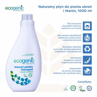 Hipoalergiczny płyn do prania, Lawenda, 1000 ml