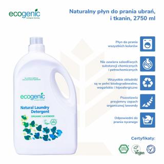 Hipoalergiczny płyn do prania, Lawenda, 2750 ml