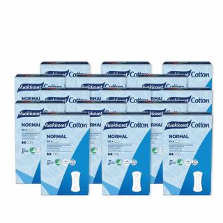 KARTON 390 wkładek higienicznych COTTON NORMAL (15 op. po 26 szt.)