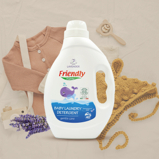 Lawendowy płyn do prania ubranek dziecięcych, 40 prań, 2 L