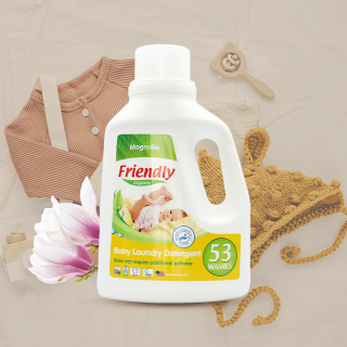 Magnoliowy płyn do prania ubranek dziecięcych, 53 prania, 1567 ml