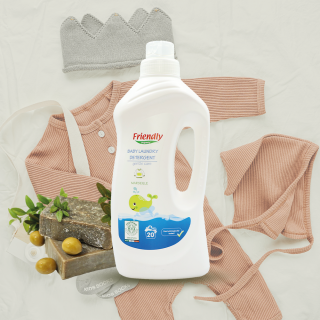 Mydło marsylskie, Płyn do prania ubranek dziecięcych, 20 prań, 1 L