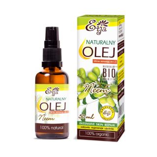 Naturalny olej Neem z Miodli Indyjskiej, 50 ml