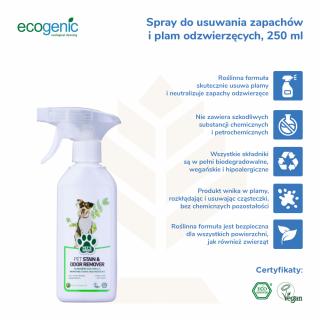 PET'S GREEN, Spray do usuwania zapachów i plam po zwierzętach, 250 ml