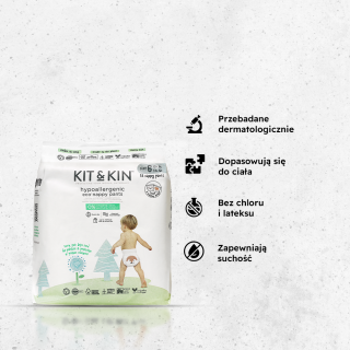 Pieluchomajtki dla dzieci hipoalergiczne, rozmiar 6 (XL 12-17 kg), 18 sztuk