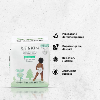 Pieluchomajtki dla dzieci hipoalergiczne, rozmiar 8 (19 kg+), 14 sztuk