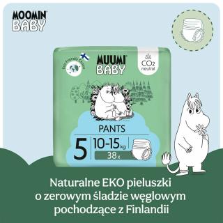 Pieluchomajtki ekologiczne dla dzieci, rozmiar 5 (10-15 kg), 38 sztuk
