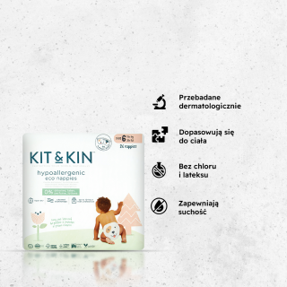 Pieluszki dla dzieci hipoalergiczne, rozmiar 6 (Junior 15 kg+), 24 sztuki