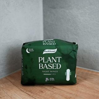 PLANT BASED, Podpaski ze skrzydełkami na noc, 9 szt.