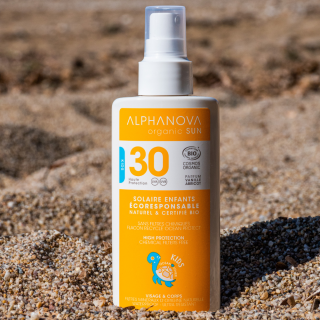 Spray przeciwsłoneczny dla dzieci, filtr SPF30, 125 g