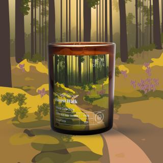 Świeca sojowa w szkle Golden Hour Forest Walk, Kolekcja Mood Stories, 190 g