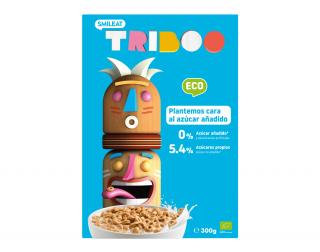 TRIBOO, BIO Płatki śniadaniowe kółka zbożowe bez cukru, 300 g
