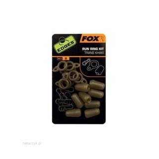 Fox Edges Standard Run Ring Kit - trans khaki  x 8