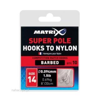 Fox Matrix Hooks Nylon Super Pole 14