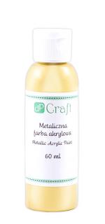 METALICZNA FARBA AKRYLOWA, 60 ML - GOLD