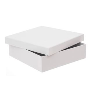 Pudełko tekturowe 23,5 x 23,5 x 6,5 cm - biały