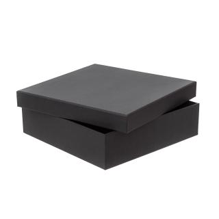 Pudełko tekturowe 23,5 x 23,5 x 6,5 cm - czarny
