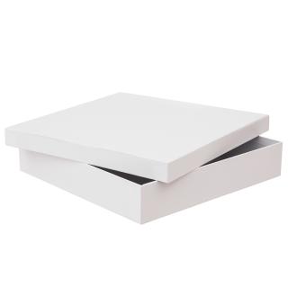 Pudełko tekturowe 33,5 x 33,5 x 6,5 cm - biały