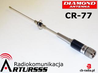 Diamond CR-77 2m/70cm 144/430Mhz  antena samochodowa  ( TAXI ; Duobandery )