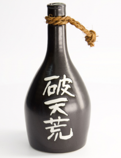 Japońska karafka do sake Hatenko black 22 cm