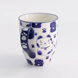 Kubek Kawaii Blue Maneki 340 ml