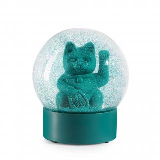 Kula śnieżna Maneki Neko Green