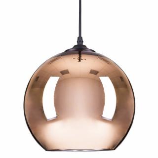 Lampa wisząca MIRROR GLOW - M miedziana 30 cm