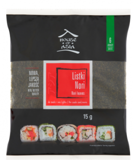 Liście nori 6 sztuk House of Asia