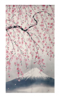 Noren Cherry blossom 85 x 150 cm