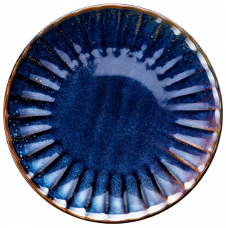 Płaski talerz Deep blue Verlo 20,5 cm