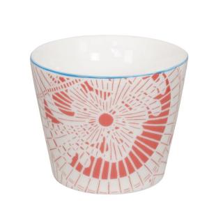 Porcelanowy kubek Umbrella red 180 ml