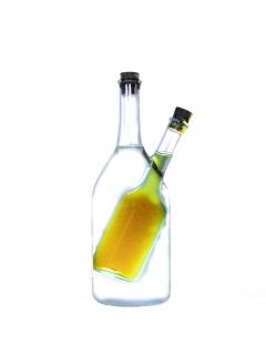 Szklana podwójna butelka na oliwę i ocet Revol