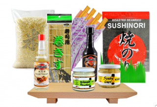 Zestaw do robienia sushi+ deska HIRATAI 21 cm