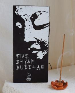 Zestaw prezentowy Five Dhyani Buddhas Stupa Incense