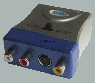 Przejście SCART - 3GN. RCA + SVHS z przełącznikiem