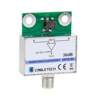 Wzmacniacz antenowy dopuszkowy ANT0149 30dB - Cabletech