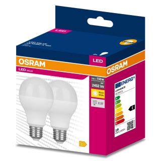 2szt. żarówek LED A150 19W E27 2451lm 3000K OSRAM VALUE CLASSIC