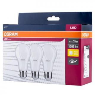 3szt. żarówek LED A75 10W E27 1055lm 2700K OSRAM VALUE CLASSIC