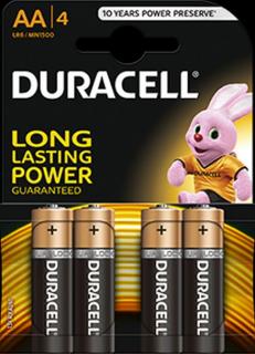 Bateria alkaliczna LR6 4blister DURACELL