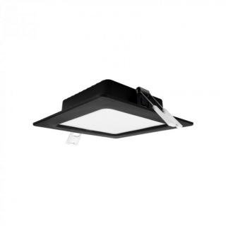 Downlight DL-1 6W 4000K 660lm czarny kwadrat podtynkowy ECOLIGHT