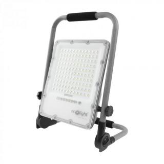 Naświetlacz przenośny LED z akumulatorem 50W 5000K IP65 ECOLIGHT